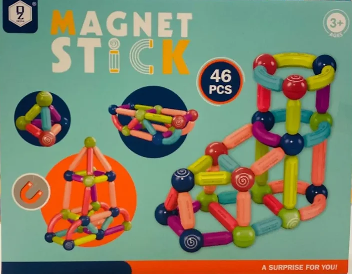 JUEGO DE 46 PC BLOQUES MAGNETICOS