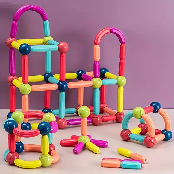 JUEGO DE 46 PC BLOQUES MAGNETICOS